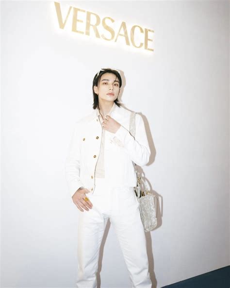 global ambassador of versace|hyunjin versace ambassador.